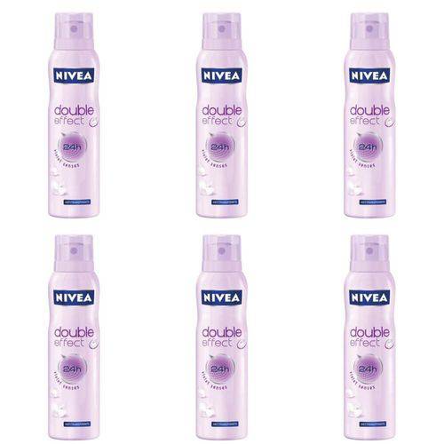 Nivea Double Effect Violet Sense Desodorante Aerosol 150ml (kit C/06)