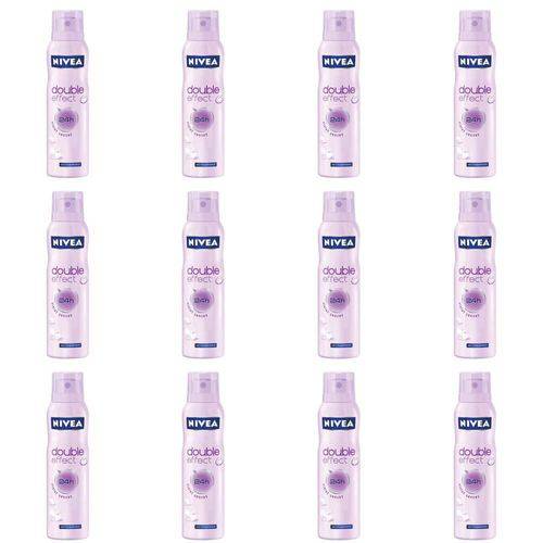 Nivea Double Effect Violet Sense Desodorante Aerosol 150ml (kit C/12)