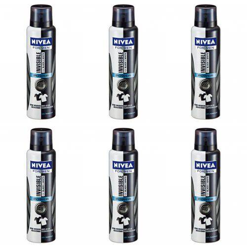 Nivea For Men Black & White Power Desodorante Aerosol 150ml (kit C/06)