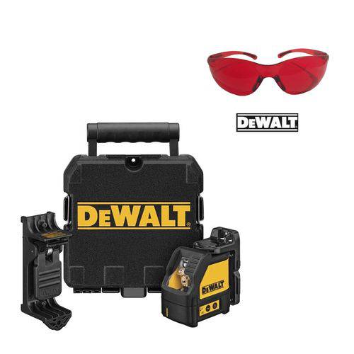 Nível a Laser Dewalt Dw088k + Óculos Dewalt Visualização