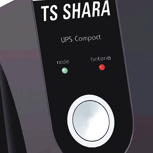 Nobreak UPS Compact 600 Bivolt - TS Shara - Preto