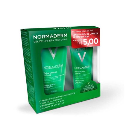 Normaderm Vichy Gel de Limpeza Facial com 150g + R$ 5,00 Leve 60g