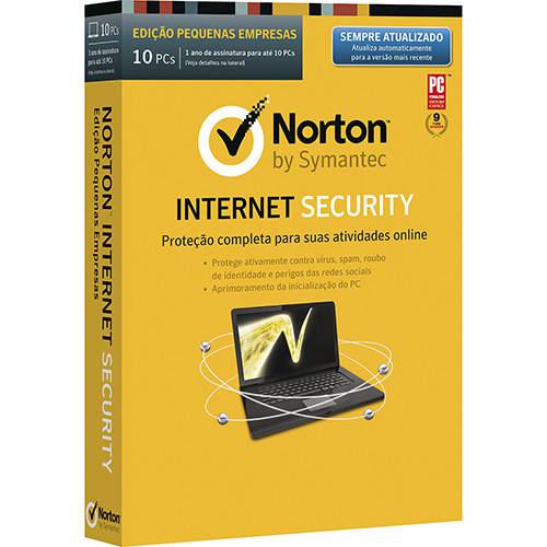 Norton Antivírus Internet Security - 10 Dispositivos/12 Meses