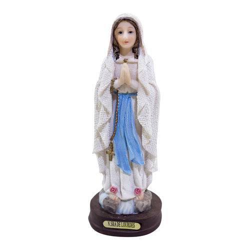 Nossa Senhora de Lourdes 14cm - Enfeite Resina