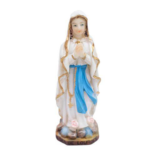 Nossa Senhora de Lourdes 8cm - Enfeite Resina