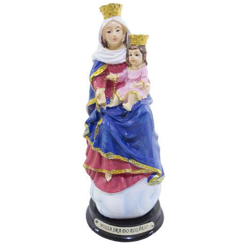 Nossa Senhora do Rosário 13cm - Enfeite Resina