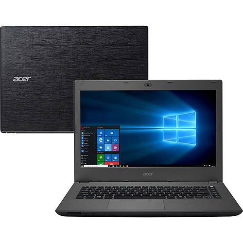 Notebook Acer E5-473-5896 Intel Core I5 4GB HD 1TB Tela 14" Windows 10 - Grafite