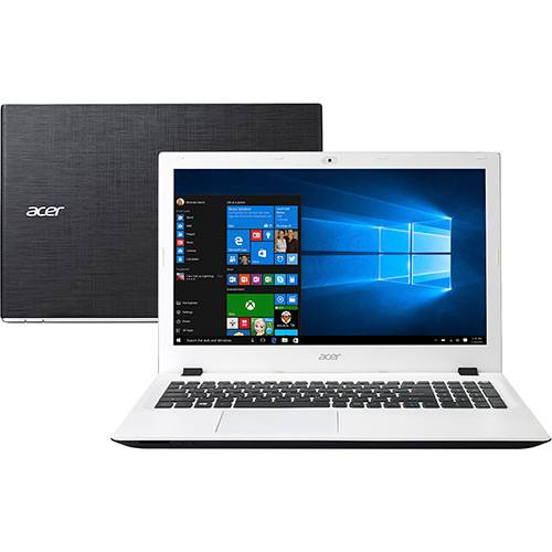 Notebook Acer E5-573-59LB Intel Core I5 4GB 500GB Tela LED 15.6" Windows 10 - Branco