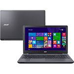 Notebook Acer E5-571-76K2 Intel Core I7 8GB 1TB Tela LED 15.6'' Windows 8.1 - Chumbo