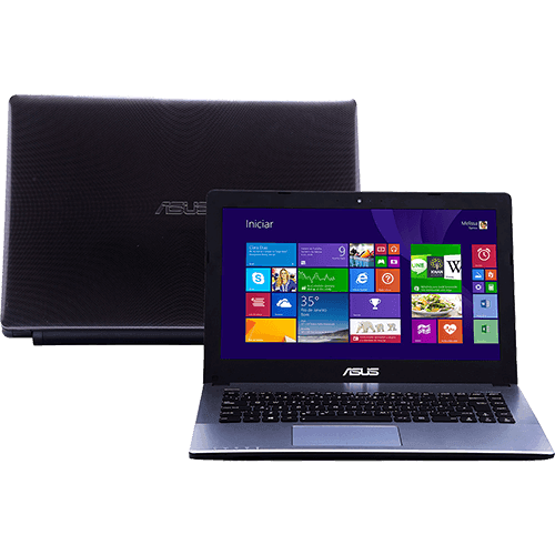 Notebook Asus X450LC-WX063H Intel Core I5 6GB 500GB Tela LED 14" Windows 8.1 - Preto