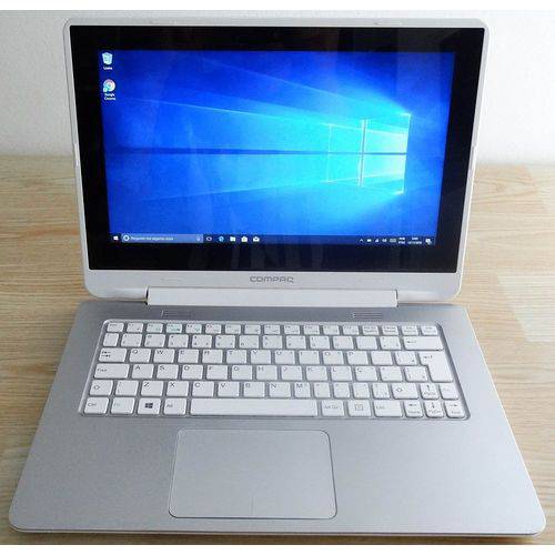 Notebook Compaq CQ360 2x1 11" Intel Cel. 1.6GHz 4GB 500GB HD - Branco