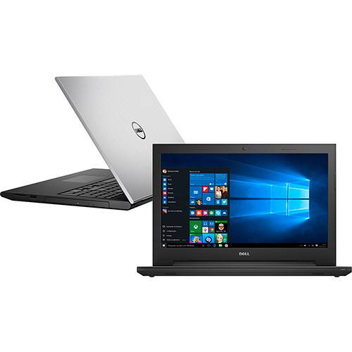 Notebook Dell Inspiron 15 Série 3000 - I15-3542-c10 Intel Core I3 4GB 1TB 15.6" Windows 10 - Prata