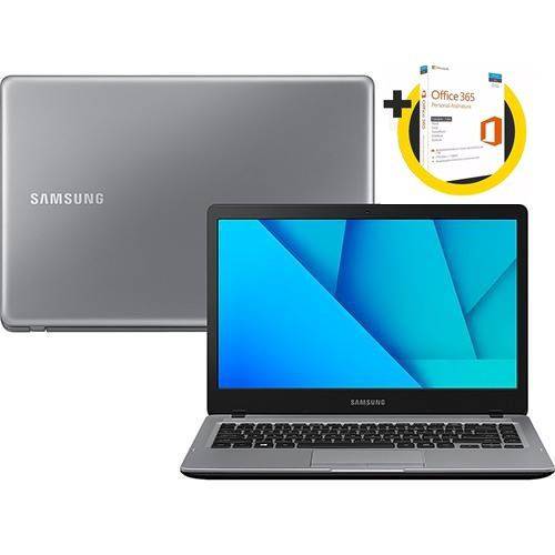 Notebook Essentials E25s Intel Celeron 4GB Tela LED HD 14"Preto Samsung + Office 365 Personal