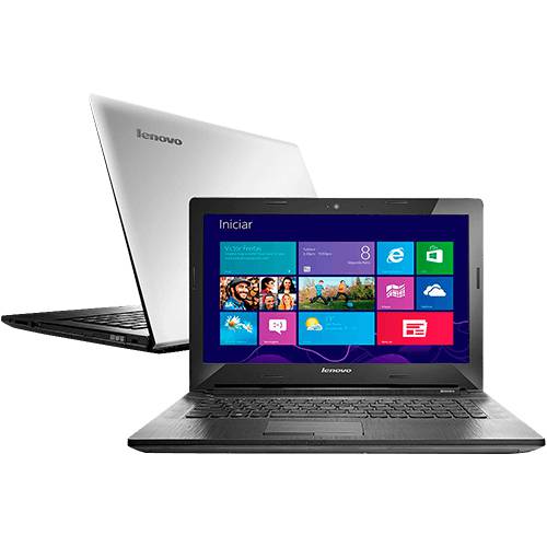 Notebook G40-70 80ga000hbr com Intel Core 4 I3 4gb 500gb Led 14 Prata W8.1 - Lenovo