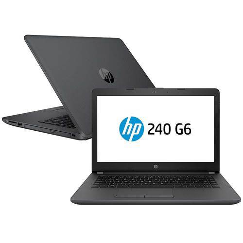 Notebook HP 240 G6, Intel Core I5, 8GB, 500GB, Tela 14" e Windows 10 Pro