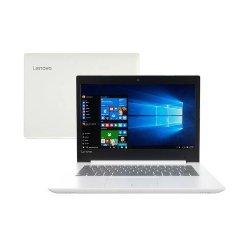 Notebook Lenovo Ideapad 320 I5-7200U 4GB 500GB Windows 10 14" HD 80YF0007BR Branco