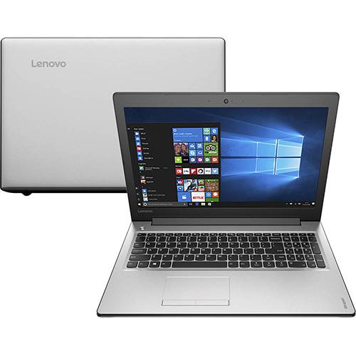 Notebook Lenovo Ideapad 310 Intel Core I7-6500u 8GB (GeForce 920M de 2GB) 1TB Tela LED 15" Windows 10 - Prata