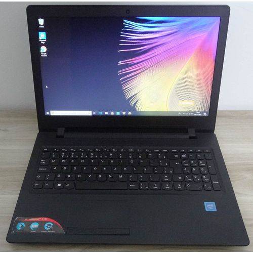 Notebook Lenovo Ideapad 110 15.6" Intel Cel. 1.6GHz 4GB 1TB + Alphanumérico - Preto