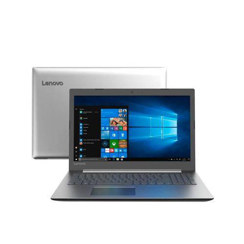 Notebook Lenovo Ideapad Intel Celeron N4000 4gb HD 500gb DVD-rw 330-15igm Tela 15" Prata