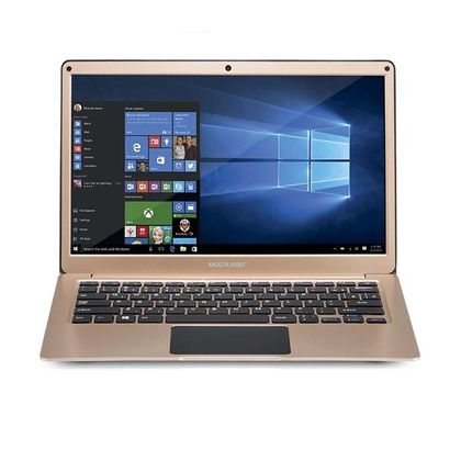 Notebook Multilaser 13.3 Pol 4GB 64GB Windows 10 Dual Core Dourado - PC223 PC223