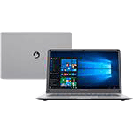 Notebook Positivo Motion Q232A Intel Atom 2GB SSD 32GB Tela LCD 14" Windows 10 Home - Prata