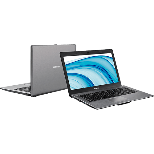 Notebook Positivo Premium Intel Core I3 4GB 500GB Tela LED 14" - Cinza Escuro