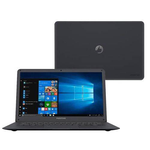 Notebook Positivo Quad Core 4gb 32gb Ssd Tela 14” Windows 10 Motion Plus Q432