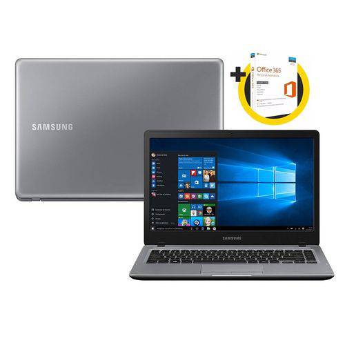 Notebook Samsung Expert X22s Intel Core I5 8GB 1TB Tela LED HD 14" Prata + Office 365 Personal