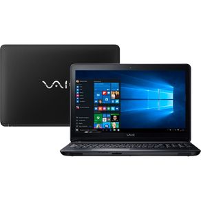 Notebook Vaio Fit 15S VJF155F11X-B0311B Intel Core I7-7500U 8GB 1TB Tela LED 15,6 W10 Chumbo