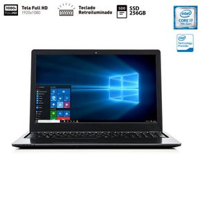 Notebook Vaio VJF155F11X-B1011B FIT 15S Intel Core I7-7500U 8GB SSD 256GB 15,6'' Retroiluminado