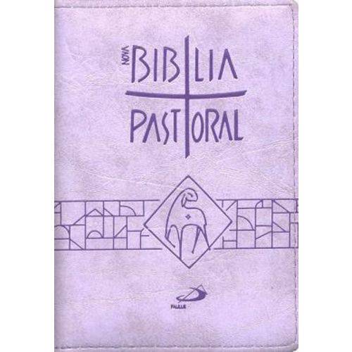 Nova Bíblia Pastoral - Bolso Zíper Lilás - Paulus