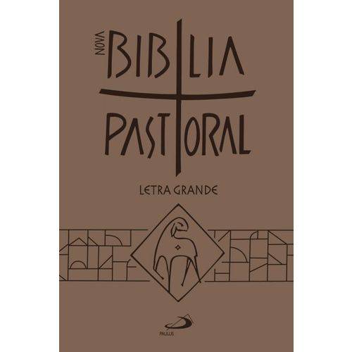 Nova Bíblia Pastoral Letra Grande Zíper