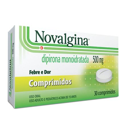 Novalgina 500mg 30 Comprimidos