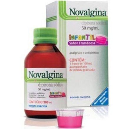Novalgina 50mg/mL Solução Oral 100mL + Seringa Dosadora