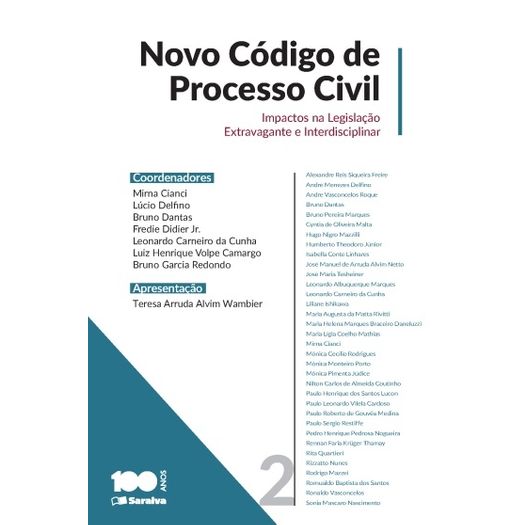 Novo Codigo de Processo Civil - Vol 2 - Saraiva