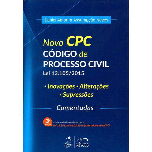 Novo Cpc - Código de Processo Civil Lei 13.105/2015