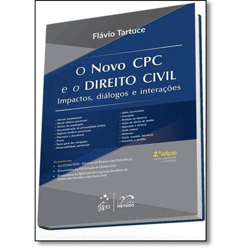 Novo Cpc e o Direito Civil, o - Tartuce - Metodo