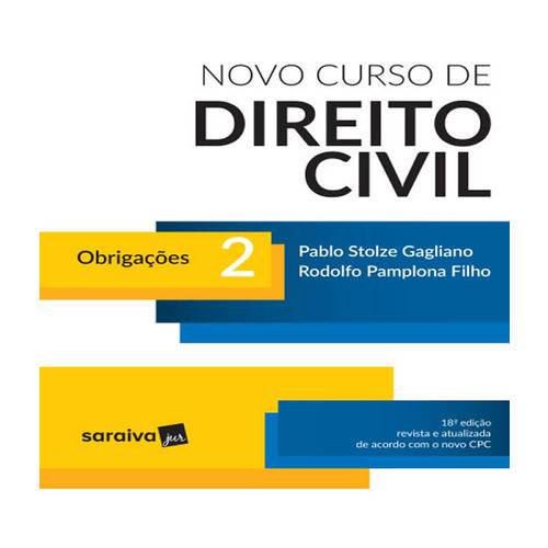Novo Curso de Direito Civil - Vol 02 - Obrigacoes - 18 Ed