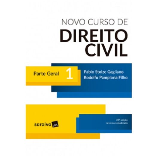 Novo Curso de Direito Civil - Vol 1 - Saraiva - 20 Ed