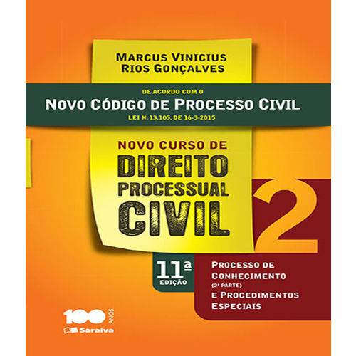 Novo Curso de Direito Processual Civil - Vol 02 - 11 Ed
