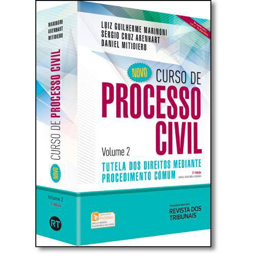 Novo Curso de Processo Civil - Vol 2 - Rt - 2 Ed