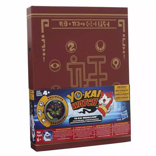 Novo Livro de Coleção do Yo-kai Watch Original Hasbro B5945