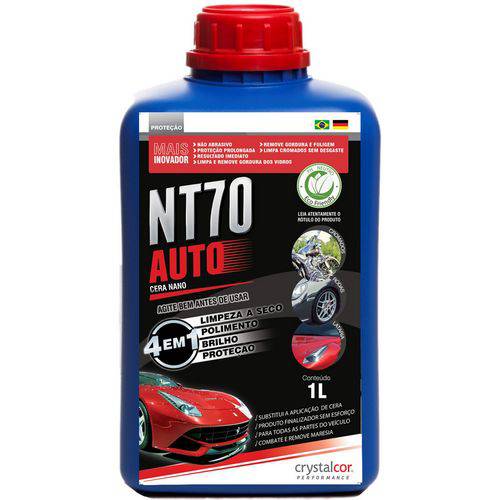 Nt70 Auto Limpeza a Seco Polimento Brilho e Proteção 1 Litro - Performance Eco