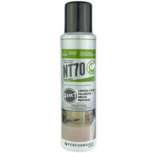 Nt70 - Metais e Cromados Impermeabilizante, Multipolidor e Protetor 150ml - Performance Eco