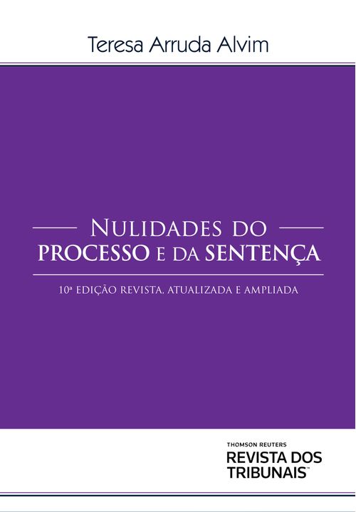 Nulidades do Processo e da Sentença 10ª Edição