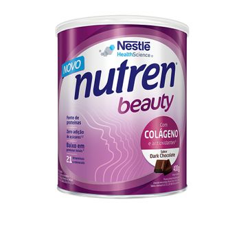 Nutren Beauty com Colágeno Nestle Nutrition Dark Chocolate 400g 400g