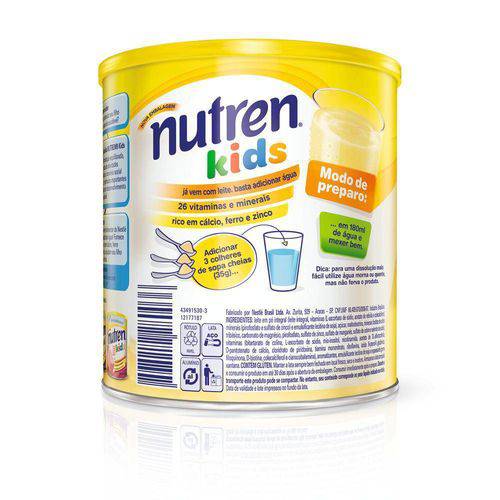 Nutren Kids Baunilha Suplemento Alimentar Lata 350g