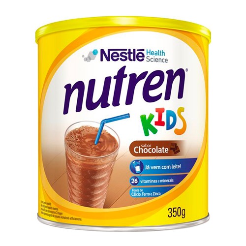 Nutren Kids Chocolate Suplemento Alimentar Lata com 350g