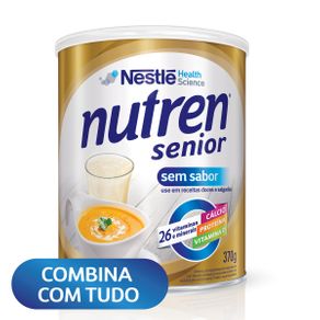 Nutren Senior 370g Sem Sabor Nestlé (Cód. 12498)