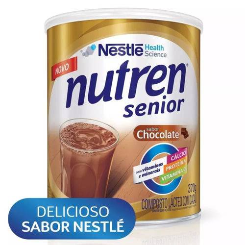 Nutren Senior Chocolate Suplemento Alimentar Lata 370g